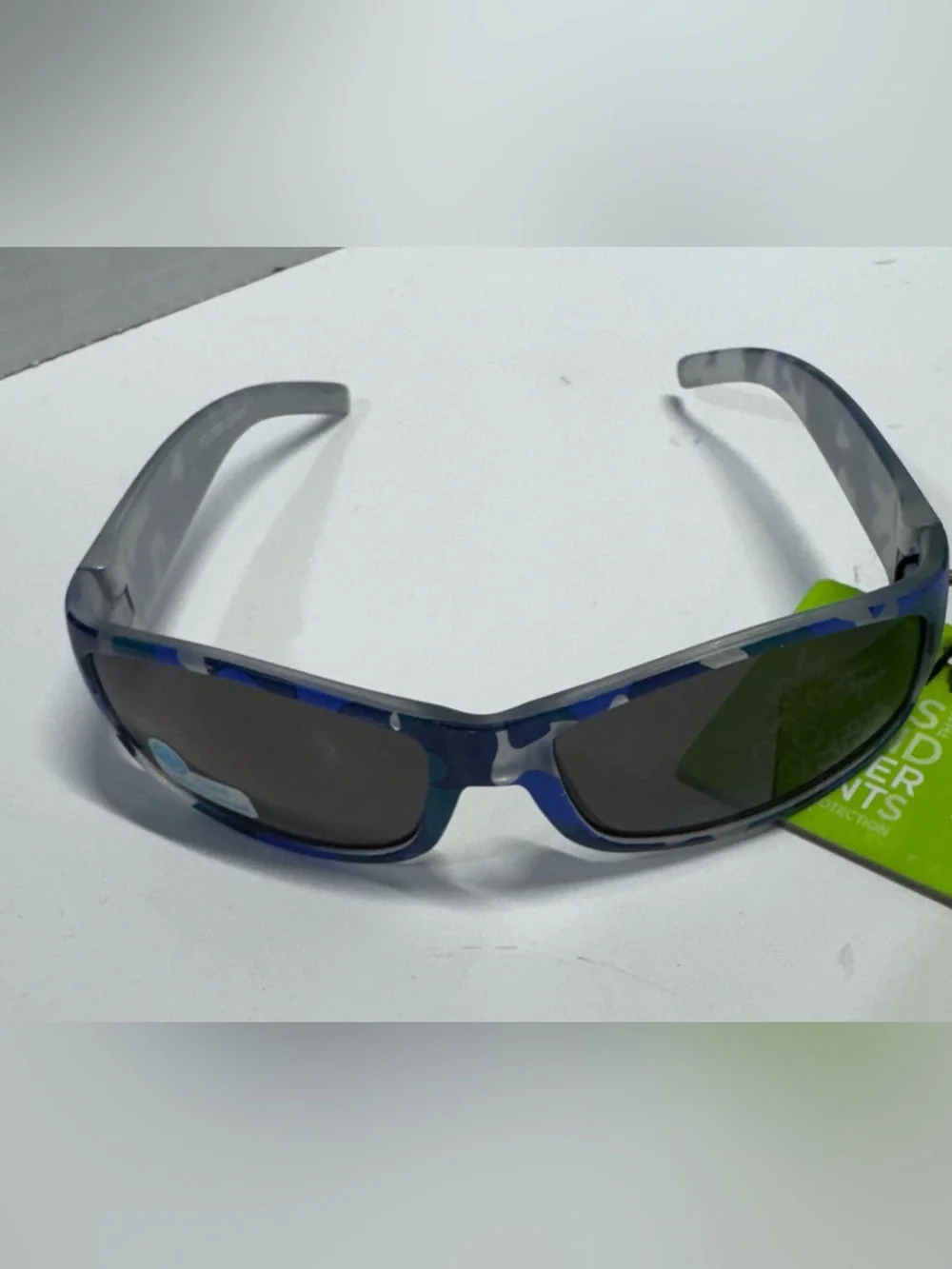 Foster Grant Kids Blue Gray Camo Sunglasses
